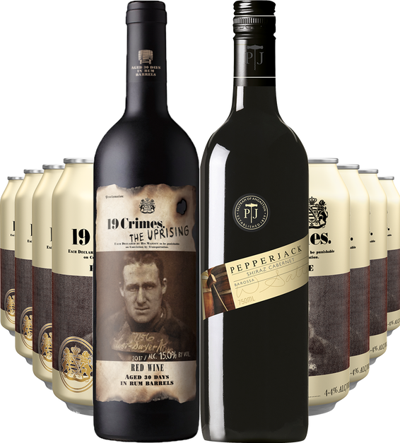 Shop 19 Crimes Grapes & Grains Online Fast Delivery The Grape Bunch