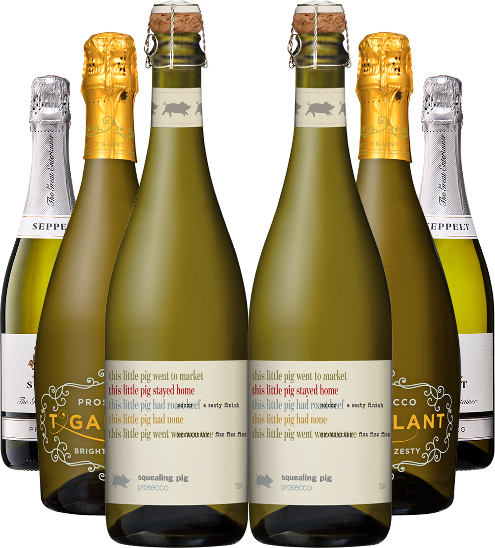 Mixed Prosecco Party Wine Case Delivery The Grape Bunch